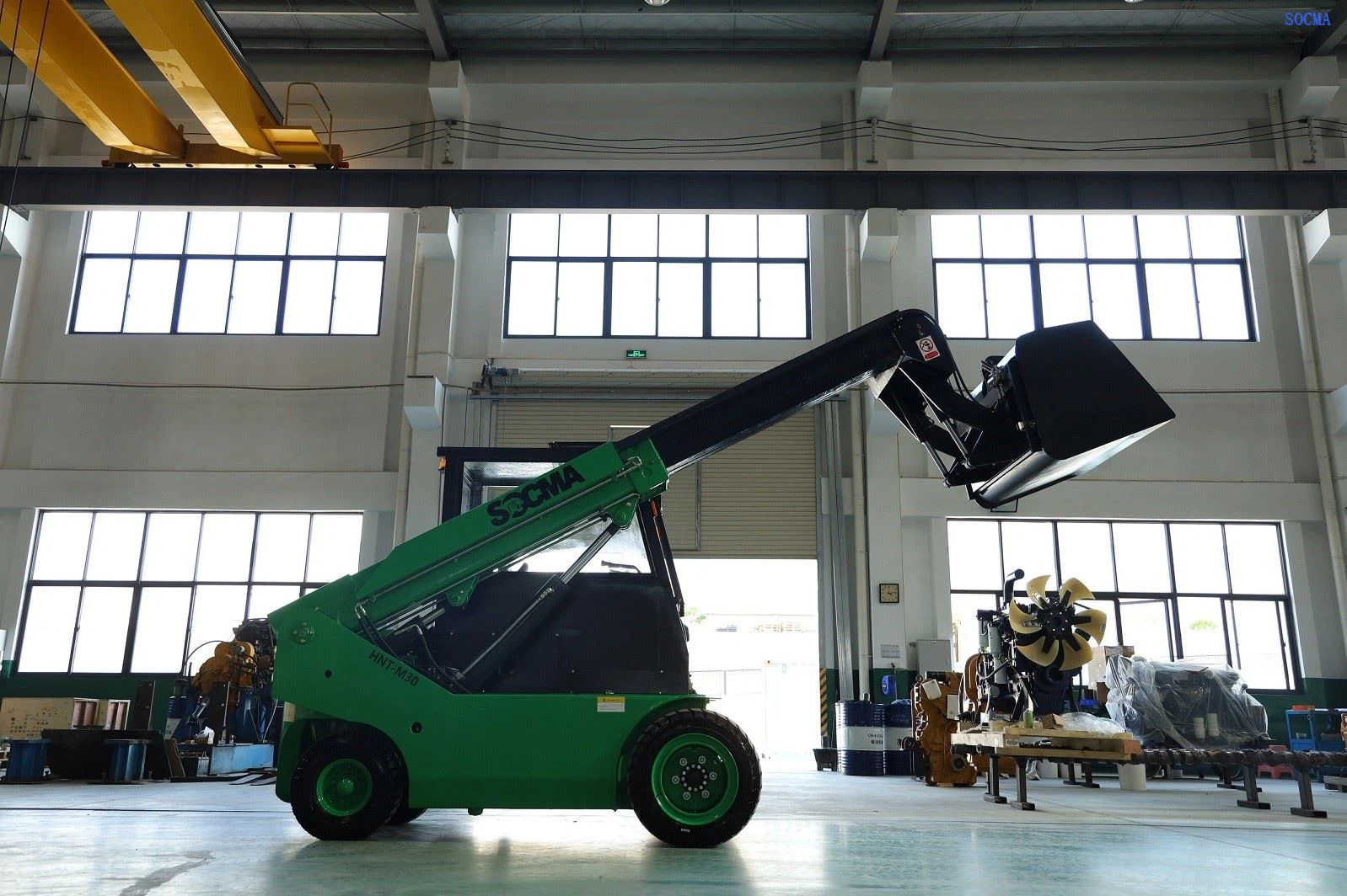 mini telehandler with bucket