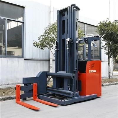3 Way Electric Pallet Stacker 1500 กิโลกรัมพร้อม 8 เมตร Vift Forklift 3 Way Pallet Pallet Stacker Pallet Electric Pallet Stacker