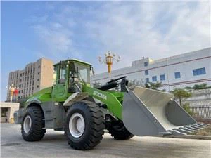 5ton Electric Wheel Loader แบตเตอรี่ลิเธียม